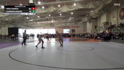 184 lbs Quarterfinal - Vitali Daniels, Washington & Jefferson vs Harrison Hoopes, Southern Virginia