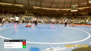 67 lbs Round Of 64 - Cael Marcotte, Socal Grappling Club vs Gideon Batchelor, Storm Wrestling Center