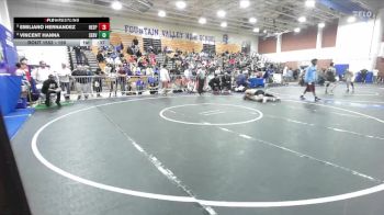 150 lbs Cons. Round 7 - Vincent Hanna, Servite vs Emiliano Hernandez, Hesperia