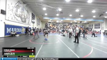 120 lbs Cons. Semi - Syrus Singh, Laguna Hills vs Aaron Silva, Calvary Chapel-SA