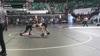 1A-4A 175 Cons. Round 2 - Jesse Cox, Central Florence High School vs John Dolan, Wilson