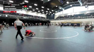 125 lbs Cons. Round 2 - Santana Ugues, Bakersfield College vs Johny Navarrete, Cuesta College
