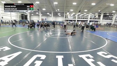 100 lbs Consi Of 8 #1 - Yovani Reyes, Providence BTS vs Brodie Kaplan, Grizzlies Wrestling Academy