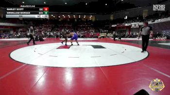 285 lbs Quarterfinals (8 Team) - Marley Scott, CHICKASHA vs SirWilliam Morgan, GUTHRIE