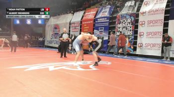 285 Class 4 lbs Cons. Semi - Noah Patton, Lee`s Summit West vs Albert Reinberg, St. Louis University High