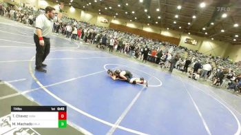 114 lbs 5th Place - Troy Chavez, Yuba Sutter Combat vs Mason Machado, Orland Wrestling