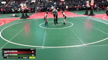 85 lbs Champ. Round 1 - Caleb Everson, BAB1 vs Dash McCrobie, MLW2