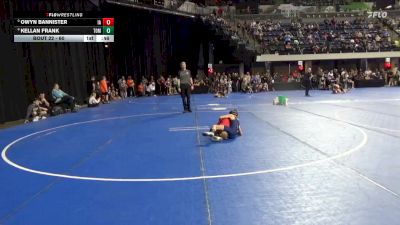 60 lbs Champ. Round 2 - Owyn Bannister, Immortal Athletics vs Kellan Frank, Tomah/LAW