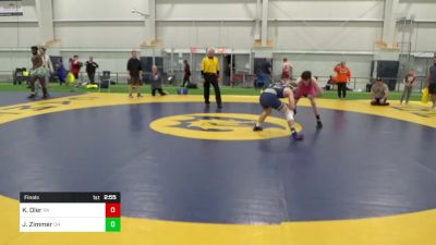 C-120 lbs Final - Keagan Oler, PA vs Joshua Zimmer, OH