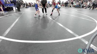 54 lbs Rr Rnd 1 - Paisley Newell, Lone Grove Takedown Club vs Elowen Upton, Harrah Little League Wrestling