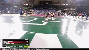 86 lbs 2nd Place Match - Emilio Ramos, Washington vs Brandon Burt, Enumclaw Yellow Jackets Wrestling Club
