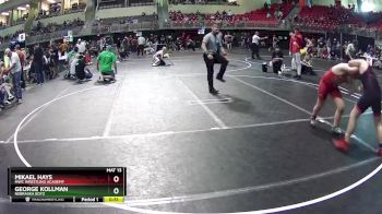 130 lbs 5th Place Match - Mikael Hays, MWC Wrestling Academy vs George Kollman, Nebraska Boyz