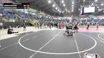 66 lbs Rr Rnd 3 - Merrick Richard, Matpac Wrestling ND vs Demetrius Lopez, Top Notch