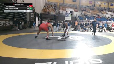 190 lbs 7th Place - Dylan Reel, Baylor School vs Kaleb Jackson, Greens Farms Academy