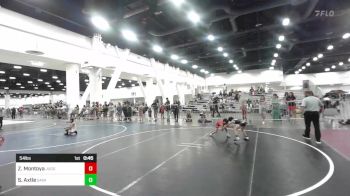 54 lbs Quarterfinal - Zane Montoya, Juggernaut WC vs Sebastian Axtle, Savage House WC