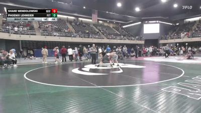 120 lbs Semifinal - Shane Wendolowski, North Haledon vs Phoenix Lehmeier, Pittsburgh