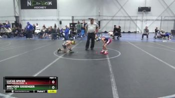 56 lbs Round 3 (4 Team) - Breyden Gissenger, Attack vs Lucas Spicer, Team Germantown