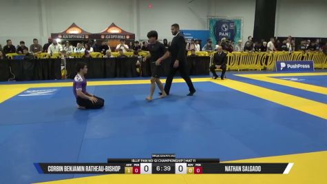 Nathan Salgado vs Corbin Benjamin Ratheau-Bishop 2026 Pan IBJJF Jiu-Jitsu No-Gi Championship