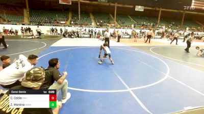 58 lbs Consolation - Cooper Coble, Division Bell Wrestling vs Zack Moreno, Grant County Elite WC