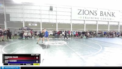 215 lbs 1st Place Match - Moroni Mahe, Utah vs Sam Tanner, Utah