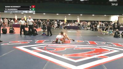 138 lbs Round Of 128 - Quinn McDermott, LA vs Ty Valenzuela, GA