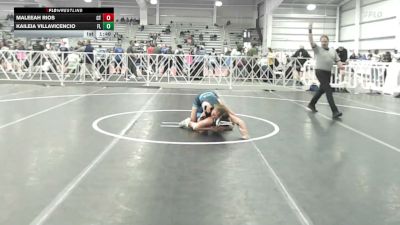 120 lbs Round Of 64 - Maleeah Rios, CT vs Kaileia Villavicencio, FL