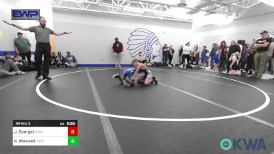 61 lbs Rr Rnd 3 - Jax Soergel, Choctaw Ironman Youth Wrestling vs Korey Maxwell, Choctaw Ironman Youth Wrestling