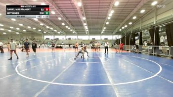 100 lbs Round Of 32 - Daniel Macatangay, Illinois Menace vs Jett Hines, Team Barracuda MS