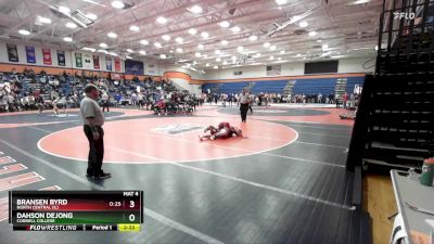 174 lbs Champ. Round 1 - Bransen Byrd, North Central (IL) vs Dahson Dejong, Cornell College