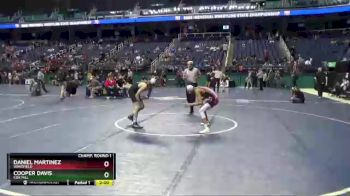 4 lbs Champ. Round 1 - Cooper Davis, Cox Mill vs Daniel Martinez, Wakefield