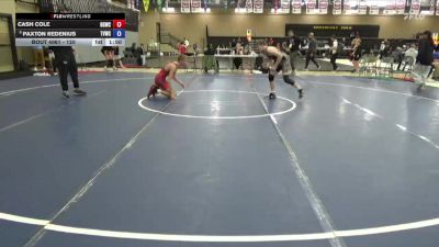 120 lbs Champ. Round 2 - Cash Cole, Big Game Wrestling Club vs Paxton Redenius, Team Valley Wrestling Club