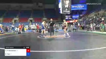 132 lbs Consi Of 32 #2 - Elijah Molinar, Washington vs Travis Grace, California