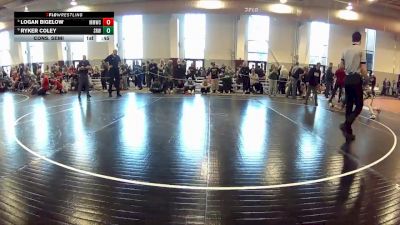 98 lbs Cons. Semi - Logan Bigelow, Midlothian Miners Wrestling Club vs Ryker Coley, Great Bridge Wrestling Club