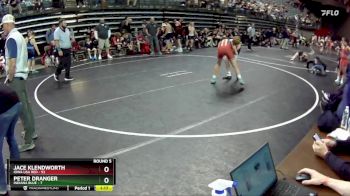 130 lbs Round 5 (6 Team) - Jace Klendworth, Iowa USA Red vs Peter Dranger, Indiana Blue