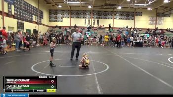 44-48 lbs Round 3 - Hunter Schuch, Attack Mat Club vs Thomas Durant, Ranger WC