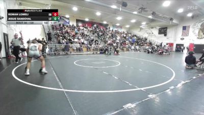 138 lbs Champ. Round 1 - Roman Lomeli, Rancho Mirage vs Jesus Sandoval, Littlerock
