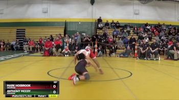 157 lbs Cons. Round 2 - Mark Hosbrook, Colerain vs Anthony McCoy, Lebanon