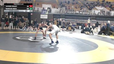132 lbs Consolation - Jaxsen Bailey, Greens Farms Academy vs Marcus Heck, Wyoming Seminary