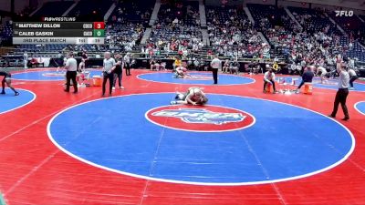 215-6A 3rd Place Match - Matthew Dillon, Colquitt County vs Caleb Gaskin, Camden County