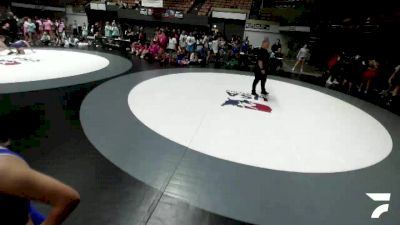 135 lbs Juliet Salazar, LAWA - Los Angles Wrestling Association vs Mya McCutchan, CMWA - Coastal Mountain Wrestling Association