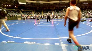 76 lbs Round Of 16 - Sean Barton, Warrior Wrestling Club vs Blaze Harbaugh, Black Fox Wrestling Club