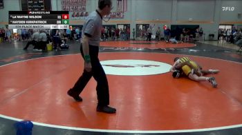 138 lbs 5th Place Match - La`Wayne Wilson, Iowa City, Liberty vs Hayden Kirkpatrick, Cedar Rapids Kennedy