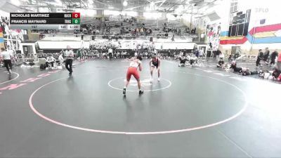 157 lbs Placement Matches (16 Team) - Francis Maynard, Thunder Basin High School vs Nicholas Martinez, Natrona County