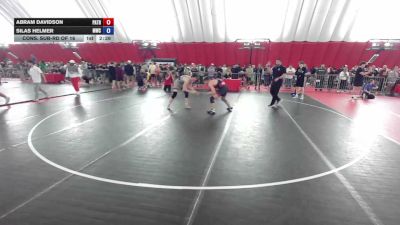 175 lbs Cons. Sub-rd Of 16 - Abram Davidson, Patton Trained vs Silas Helmer, Mustang Wrestling Club