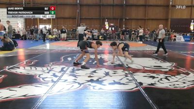 113 lbs Semifinal - Jake Benyo, Mat Assassins/hazleton Area vs Trevor Patrovich, Barn Brothers