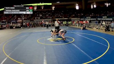 G 100 lbs Champ. Round 1 - Sophia Gagliano, Lakeshore Girls vs Ruth Webb, North DeSoto Girls