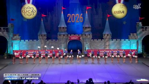 University of Memphis [2026 Division IA - Pom Semis] 2026 UCA & UDA College Cheerleading and Dance Team National Championship