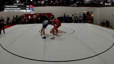 79 kg Champ. Round 3 - Sam Gautreau, Steller Trained Wrestling vs Xander Kuokkanen, Pennsylvania RTC