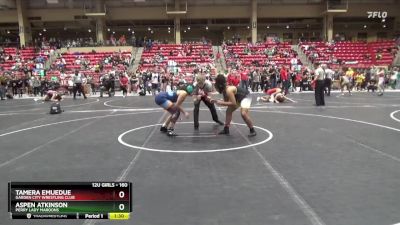 160 lbs Round 1 - Tamera Emuedue, Garden City Wrestling Club vs Aspen Atkinson, Perry Lady Maroons