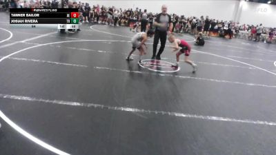 64 lbs Round 2 (3 Team) - Tanner Bailor, Alpha Elite vs Josiah Rivera, Top Rank